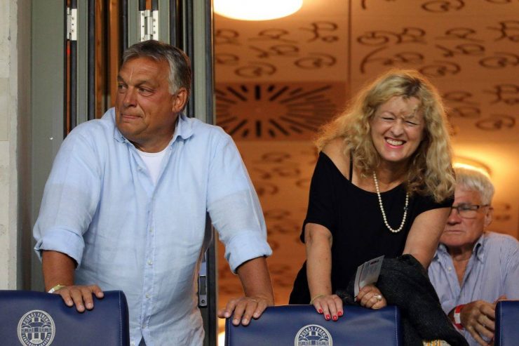 Orbán Viktor és Schmidt Mária